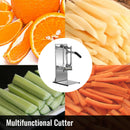 Commercial Chopper Vegetable and Fruit Dicer w/4 Blades Food Slicer Quick Assembly Stainless