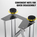 Commercial Chopper Vegetable and Fruit Dicer w/4 Blades Food Slicer Quick Assembly Stainless