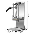 Commercial Chopper Vegetable and Fruit Dicer w/4 Blades Food Slicer Quick Assembly Stainless