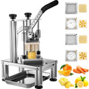 Commercial Chopper Vegetable and Fruit Dicer w/4 Blades Food Slicer Quick Assembly Stainless