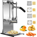 Commercial Chopper Vegetable and Fruit Dicer w/4 Blades Food Slicer Quick Assembly Stainless