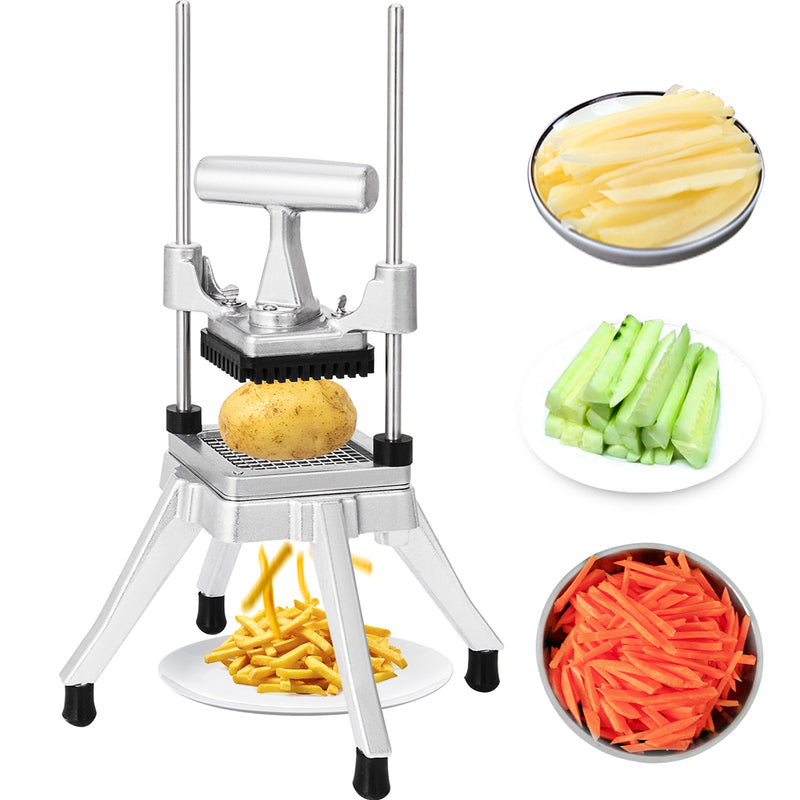 Vegetable Fruit Chopper 1/4 3/8 In Blade Professional Food Dicer French Fry Cutter