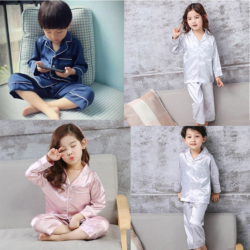 Girls Pajamas Suit Spring Sleepwear Baby Cotton Kids Pyjamas Set Cute Children Gift Full Nightwear Children Clothes