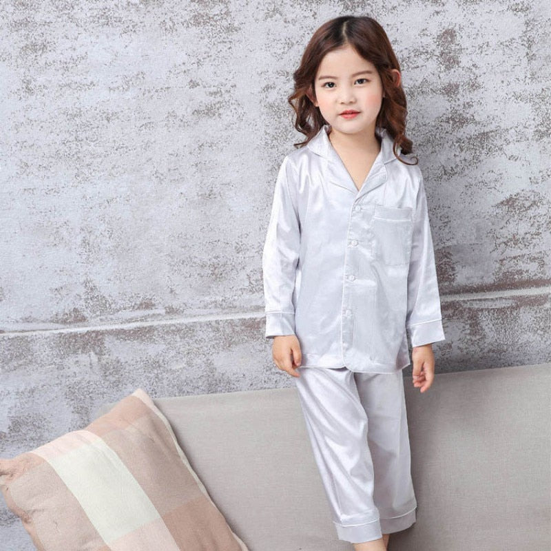 Girls Pajamas Suit Spring Sleepwear Baby Cotton Kids Pyjamas Set Cute Children Gift Full Nightwear Children Clothes