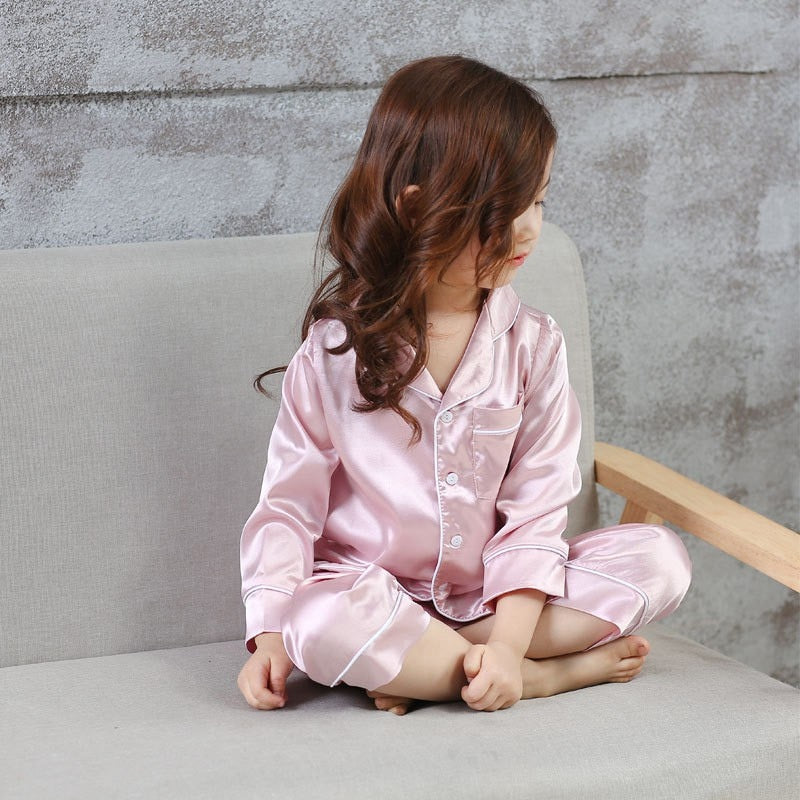 Girls Pajamas Suit Spring Sleepwear Baby Cotton Kids Pyjamas Set Cute Children Gift Full Nightwear Children Clothes