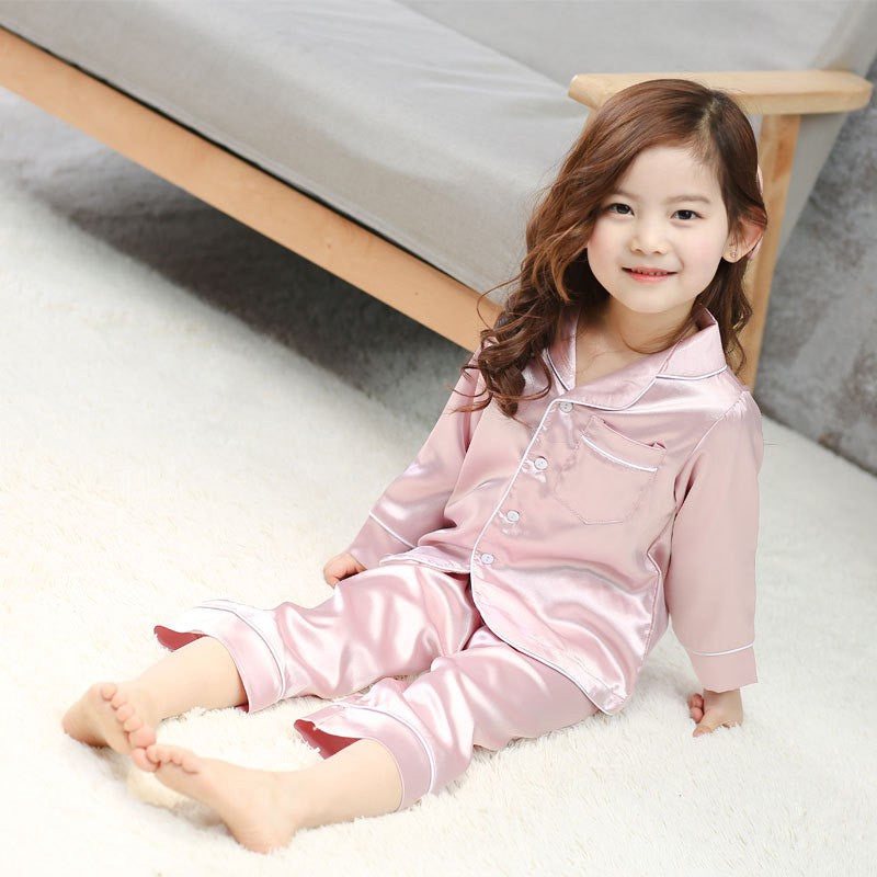 Girls Pajamas Suit Spring Sleepwear Baby Cotton Kids Pyjamas Set Cute Children Gift Full Nightwear Children Clothes