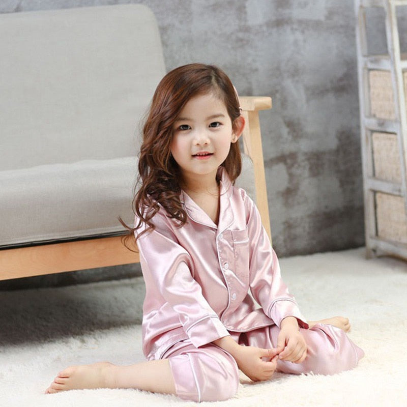 Girls Pajamas Suit Spring Sleepwear Baby Cotton Kids Pyjamas Set Cute Children Gift Full Nightwear Children Clothes