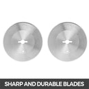 Electric Kebab Slicer Meat Cutter Gyros Knife 2 Blades 0-8mm Thickness for Restaurant Snack Bar