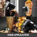 Electric Kebab Slicer Meat Cutter Gyros Knife 2 Blades 0-8mm Thickness for Restaurant Snack Bar