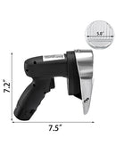 Electric Kebab Slicer Meat Cutter Gyros Knife 2 Blades 0-8mm Thickness for Restaurant Snack Bar