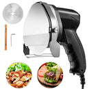 Electric Kebab Slicer Meat Cutter Gyros Knife 2 Blades 0-8mm Thickness for Restaurant Snack Bar
