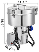 Electric Grain Grinder 1/1.5/2/2.5 Kg Powder Grinding Machine 304 Stainless Steel  LCD Display
