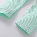 Autumn Baby Clothes Girls Solid Color Knitted Pit Strip Suit Baby Solid Color Suit New Arrival