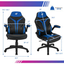 Gymax High Back Gaming Chair Height Adjustable Swivel Computer Office Chair HW67283