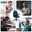 Gymax High Back Gaming Chair Height Adjustable Swivel Computer Office Chair HW67283