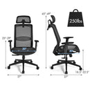 Ergonomic High Back Mesh Office Chair Recliner Task Chair w/Hanger CB10120