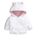 Baby Girl Winter Warm Clothes Ears Hoodie Coats Infant Toddler Jacket Outerwear Clothing Hot