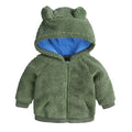 Baby Girl Winter Warm Clothes Ears Hoodie Coats Infant Toddler Jacket Outerwear Clothing Hot