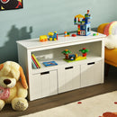 Petsjoy Kid Toy Storage Cabinet 3 Drawer Chest w/Wheels Large Storage Cube Shelf HW67310WH