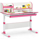 Honeyjoy Adjustable Height Kids Study Desk Drafting Table Computer Station JV10035