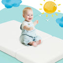 Tri-Fold Pack n Play Mattress Pad Foldable Crib Mattress Soft Memory Foam HT1146