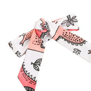 Children Girls Sweet Cotton Suit Printing Top + Denim Shorts Gift Hair Band 140 Yards Summer
