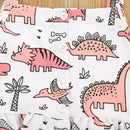 Children Girls Sweet Cotton Suit Printing Top + Denim Shorts Gift Hair Band 140 Yards Summer