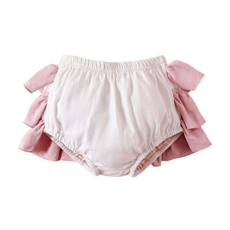 Summer Newborn Girl Baby Girls Pants Sweet Veneer Cake Skirt Pendulum Pants Shorts Pink