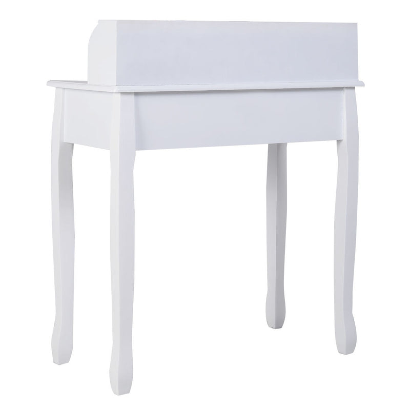 Writing Desk Mission White Home Office Computer Desk 4 Drawer White