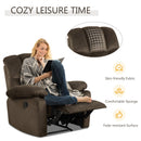 Recliner Chair Single Sofa Lounger Home Theater Seating w/Footrest HV10011