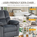 Recliner Chair Single Sofa Lounger Home Theater Seating w/Footrest HV10011