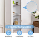 Freestanding Bathroom Storage Cabinet Linen Tower Kitchen Living Room HW66805WH