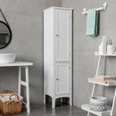 Freestanding Bathroom Storage Cabinet Linen Tower Kitchen Living Room HW66805WH