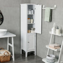 Freestanding Bathroom Storage Cabinet Linen Tower Kitchen Living Room HW66805WH