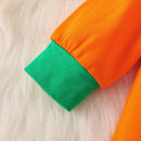 Halloween One-piece Infant Pattern Romper Baby Pumpkin Printed Cartoon Long Sleeve Bodysuit For Kids