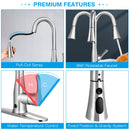 Touchless Kitchen Faucet 360° Swivel Single Handle Sensor 3 Mode Sprayer KC52633US