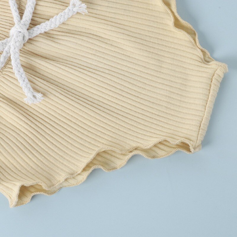 Summer Baby Girl Infant Children's Clothing Newborn Baby Set Pit Strip Sleeveless