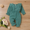 Newborn Baby Boy Girl Clothing Long Sleeve Romper Bodysuit Infant Cotton Jumpsuit Playsuit Kid