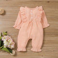 Newborn Baby Boy Girl Clothing Long Sleeve Romper Bodysuit Infant Cotton Jumpsuit Playsuit Kid