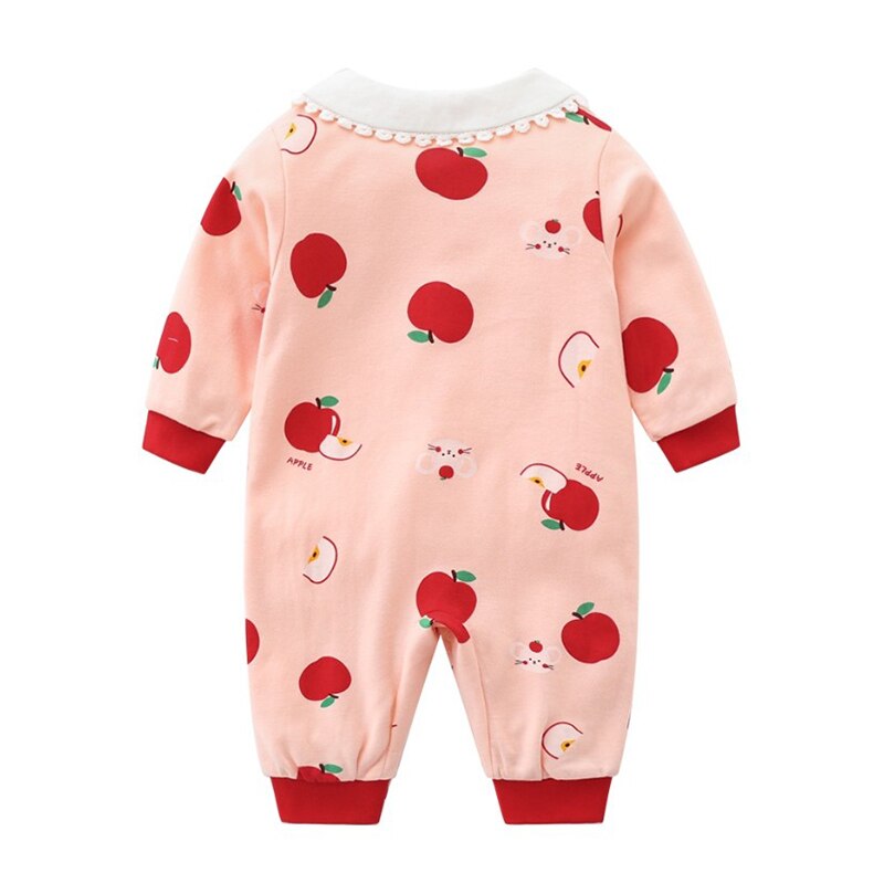 Baby Onesies Fruit Apple Cute Baby Girl Romper Hot