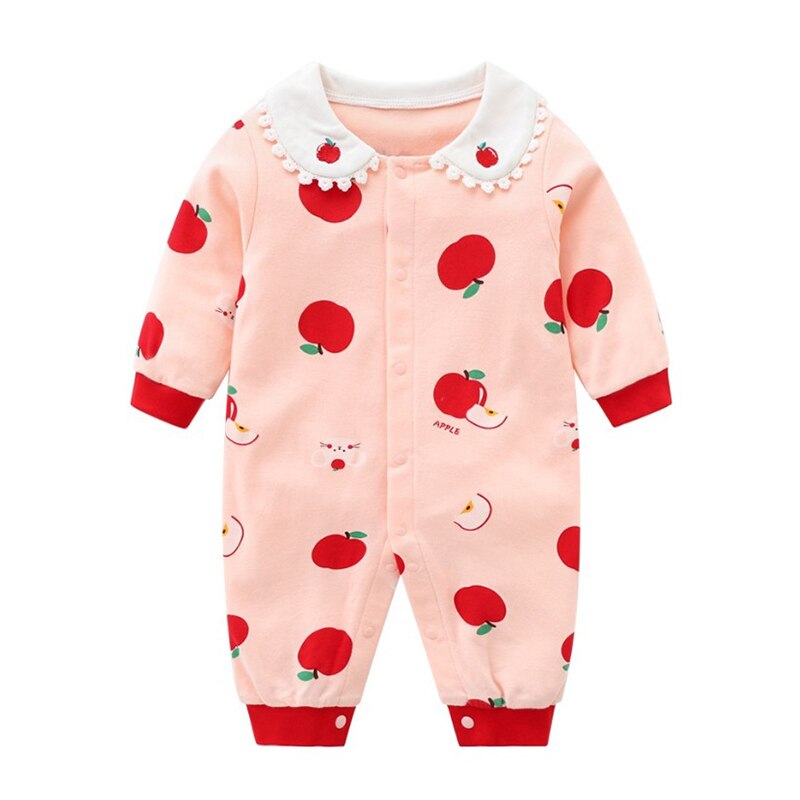 Baby Onesies Fruit Apple Cute Baby Girl Romper Hot