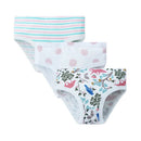 3 Pcs Children Underwear Print Kids Briefs 100% Pure Cotton Fashion Girls Panties