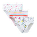 3 Pcs Children Underwear Print Kids Briefs 100% Pure Cotton Fashion Girls Panties
