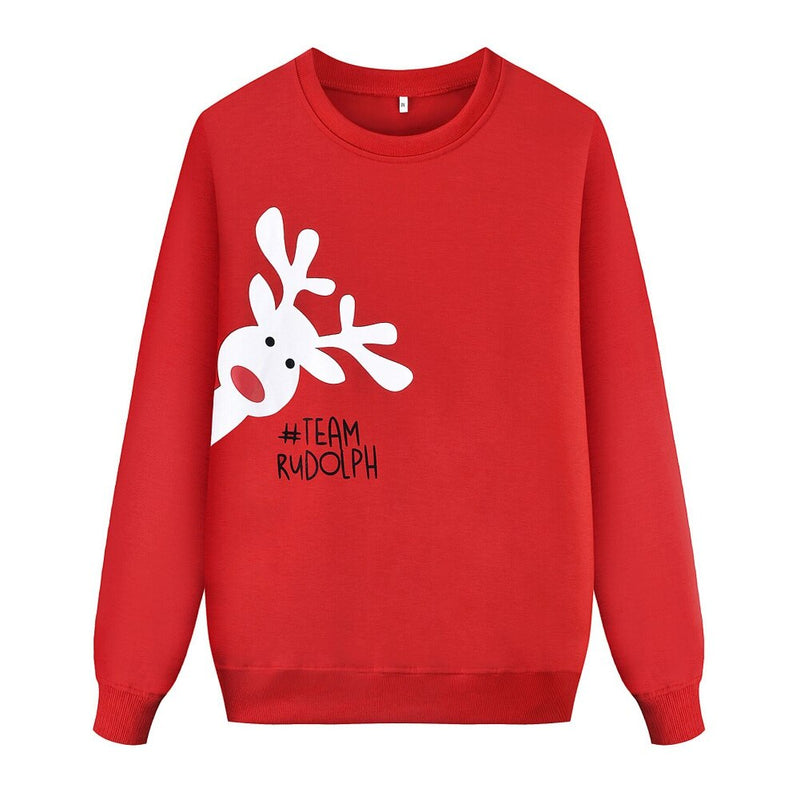 Autumn Family Matching Mom Kid Baby Girl Christmas Sweatshirt Pullover Tops Jumper Blouse