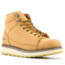 Mens Ankle Boots MenLeather Shoe Work Boots Goodyear Welted Lace Up Motorcycle Boots