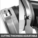 Electric Kebab Slicer Meat Cutter Gyros Knife 2 Blades 0-8mm Thickness for Restaurant Snack Bar