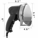 Electric Kebab Slicer Meat Cutter Gyros Knife 2 Blades 0-8mm Thickness for Restaurant Snack Bar
