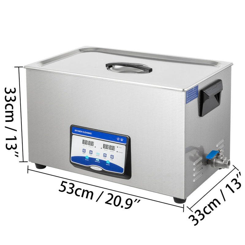 Digital Ultrasonic Cleaner Mini Portable Washing Machine and Ultrasound Bath Dishwasher