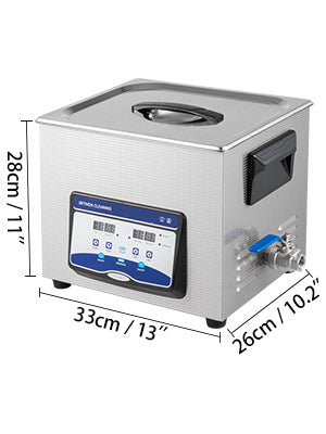 Digital Ultrasonic Cleaner Mini Portable Washing Machine and Ultrasound Bath Dishwasher