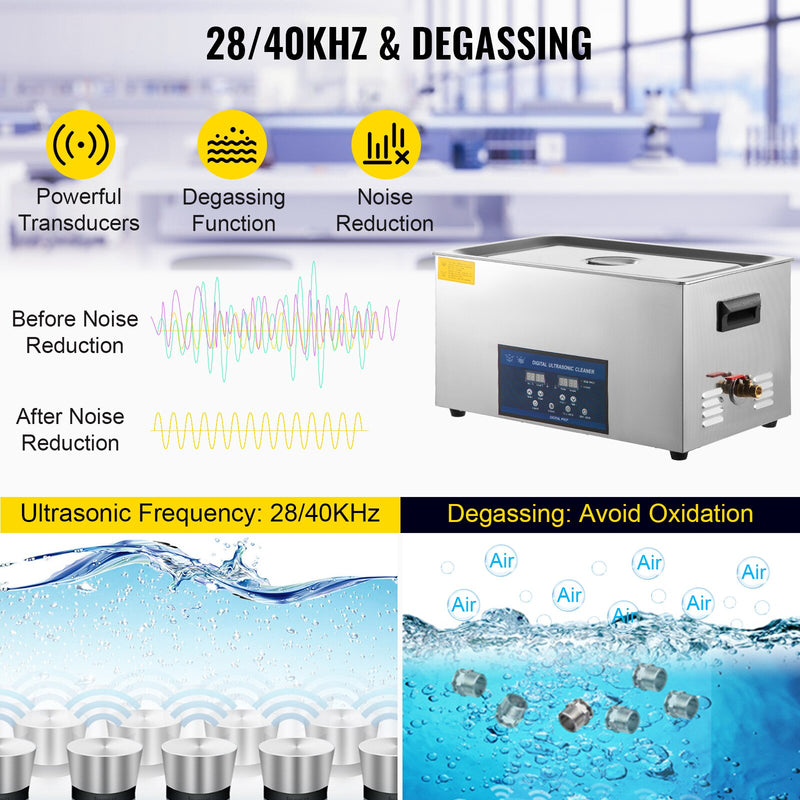 Dual Frequency Ultrasonic Cleaner Mini Portable Washing Machine Ultrasound Dishwasher Jewelry Parts